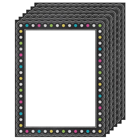 Teacher Created Resources Chalkboard Brights Computer Paper, PK300 TCR5837